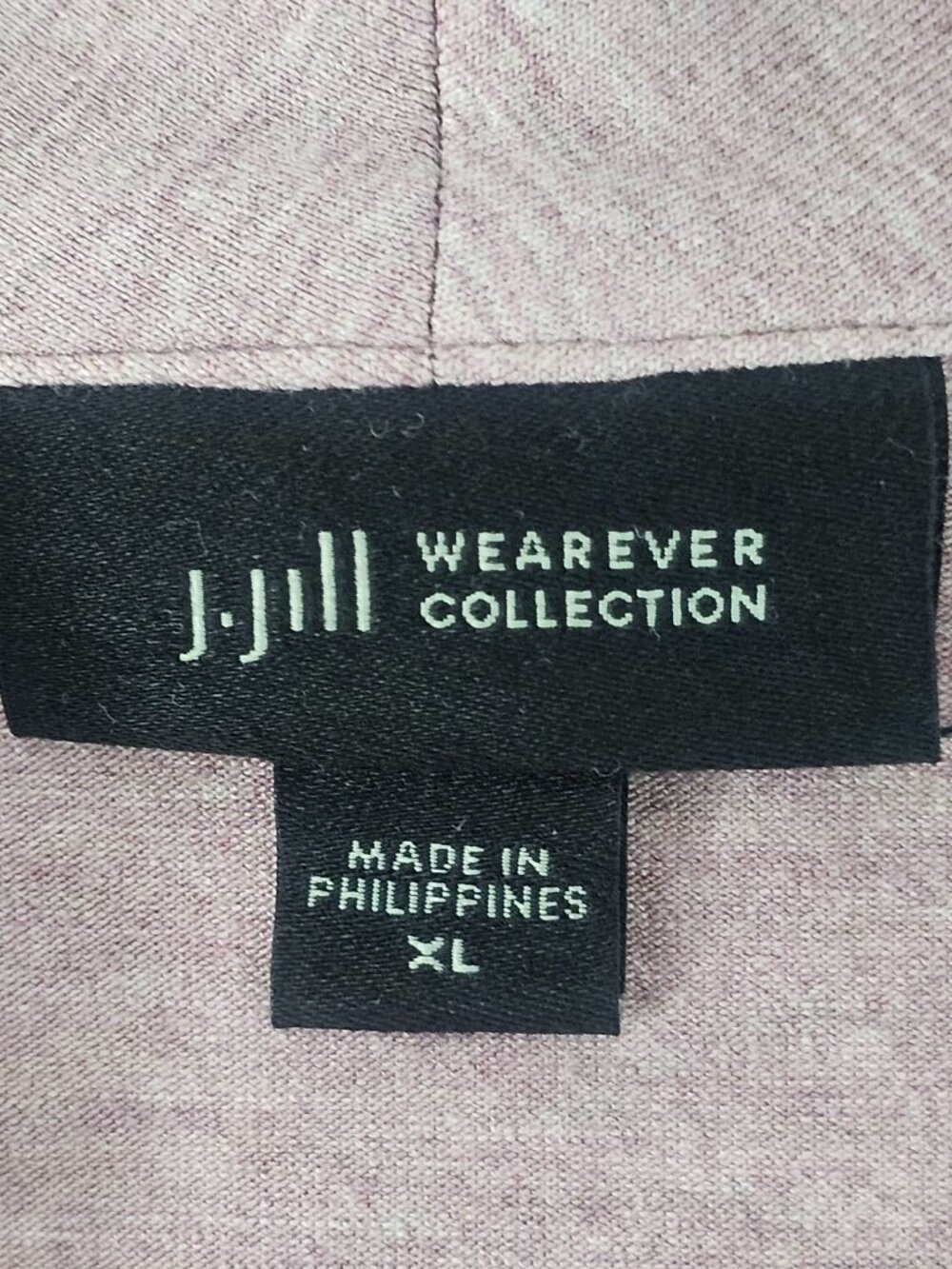 J. Jill Wearever Women Tunic Top Lavender V Neckline 3/4 Sleeve Size XL Stretch - Picture 10 of 13